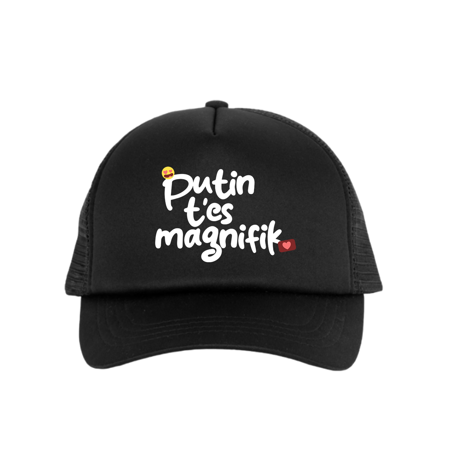 Casquette Trucker BLS Putin t'es magnifik noire