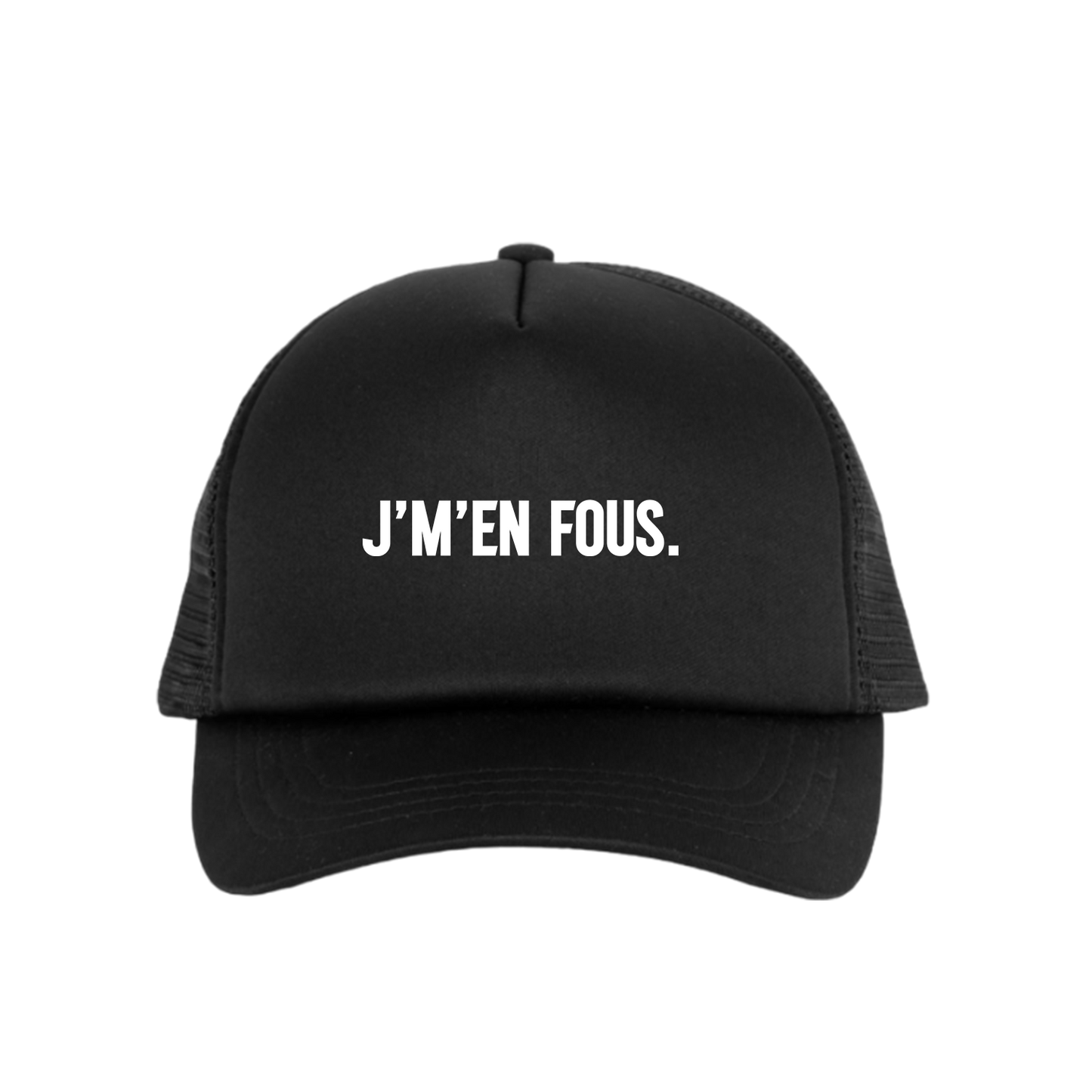 Casquette Trucker BLS J'm'en fous Noir